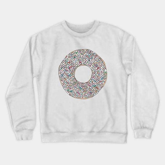 Donuts Crewneck Sweatshirt by suzzincolour